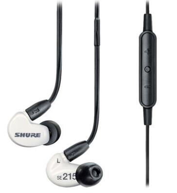 舒尔 215SPE专业入耳式监听耳机 入耳式HI-FI隔音耳塞